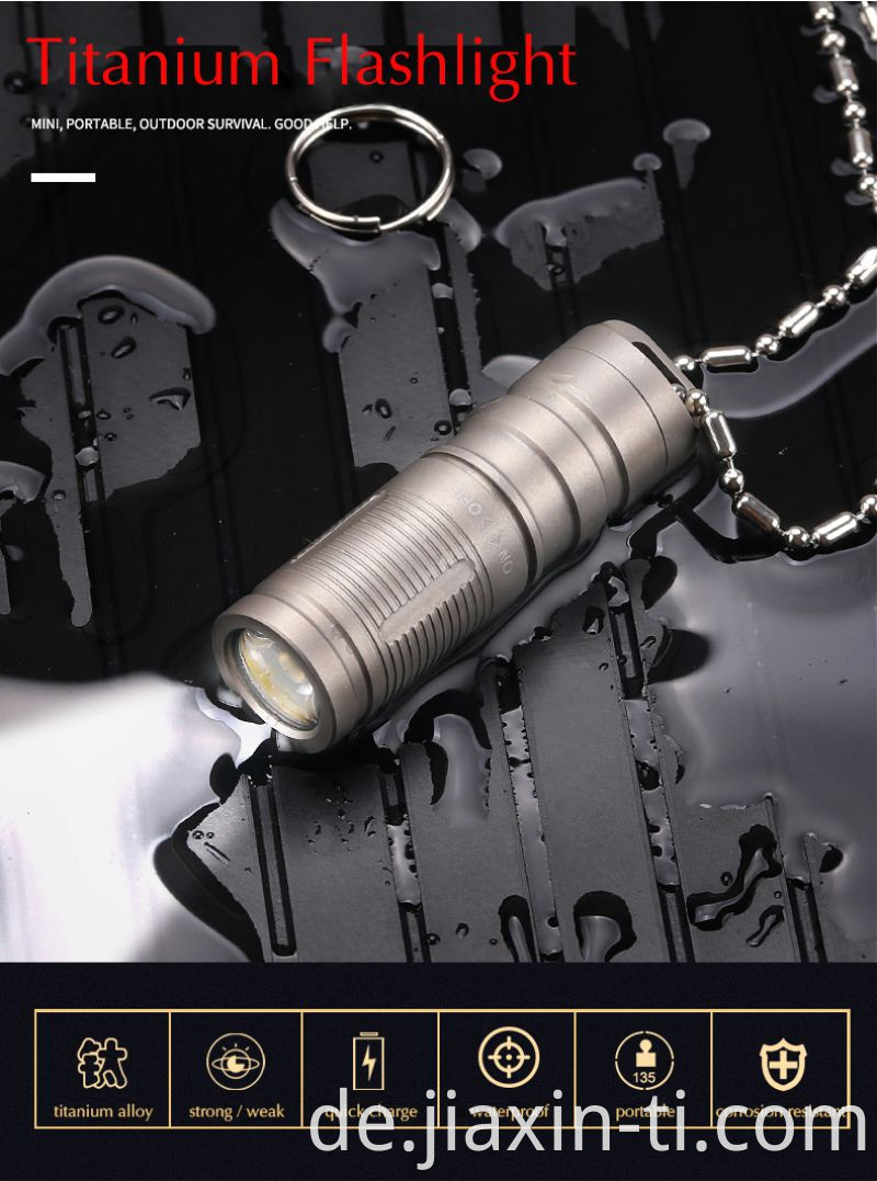 titanium flashlight 